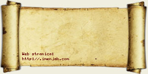 Julijana Mladenović vizit kartica